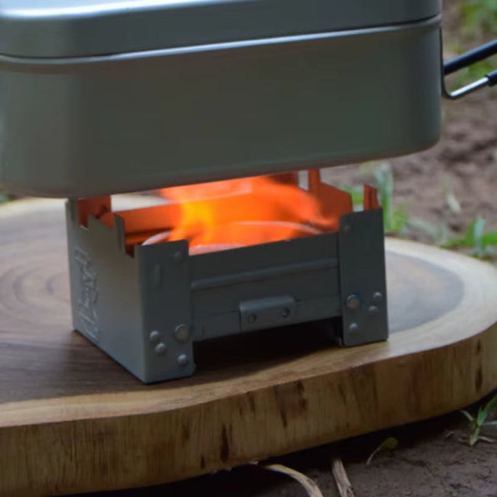 Ultra-Lightweight Folding Ironwood Pocket Size Burner | Bowlift
