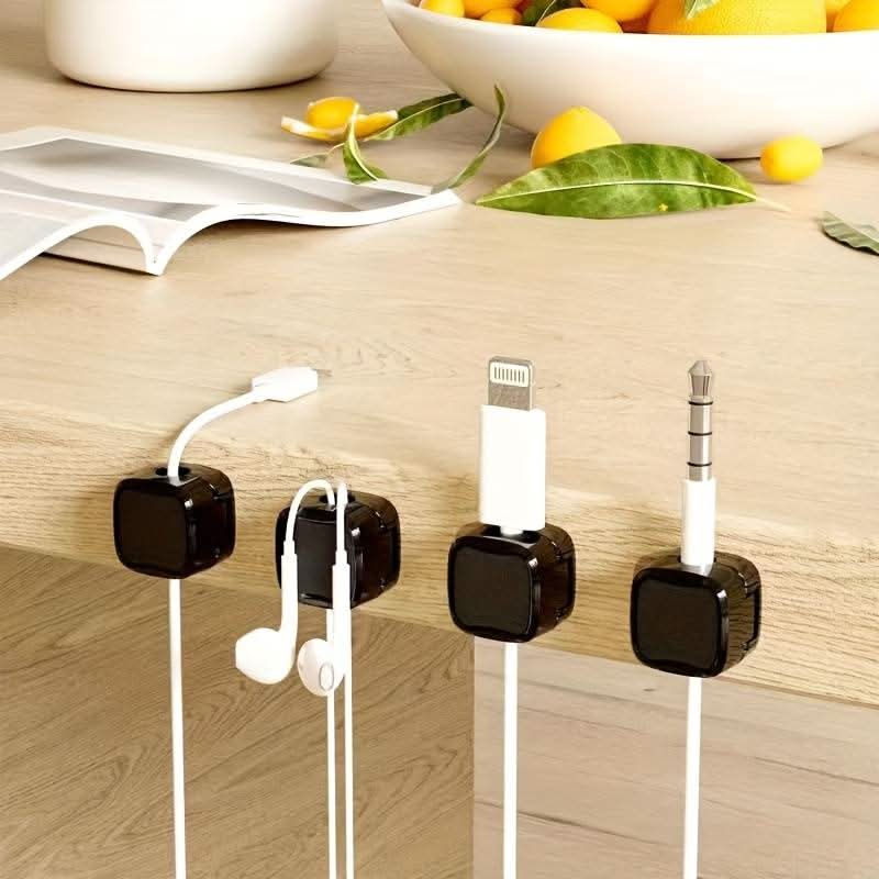 BowLift | Magnetic Cable Organizer Clip for Desk & Office