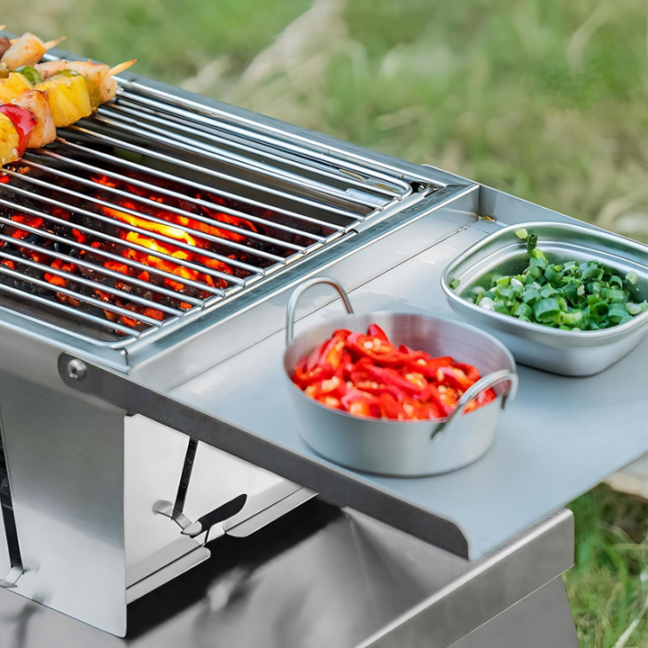 Portable compact grill for on the go | Bowlift