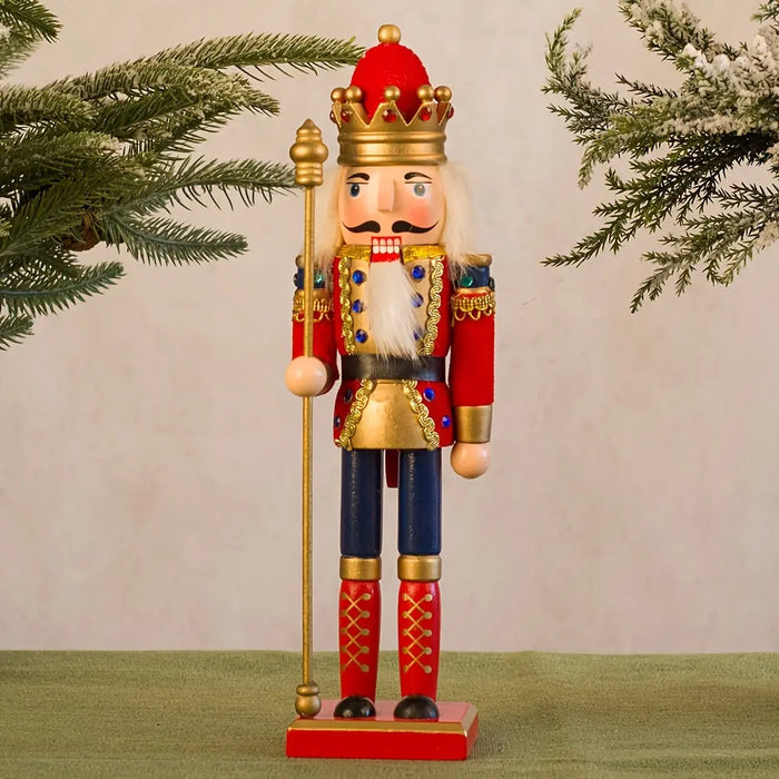 BowLift | NutcrackerJoy - Wooden Nutcracker Soldier Figure for Timeless Christmas Charm