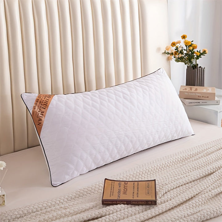 LuxurySoft - Extra Long Hypoallergenic Pillow for Back and Side Sleepers, Soft and BreathaBowlifte, Machine WashaBowlifte | Bowlift