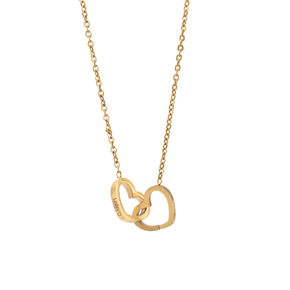 BowLift | Lunavia Jewelry Box with Eternal Rose and Heart Necklace – 14k White Gold & 18k Gold Finish