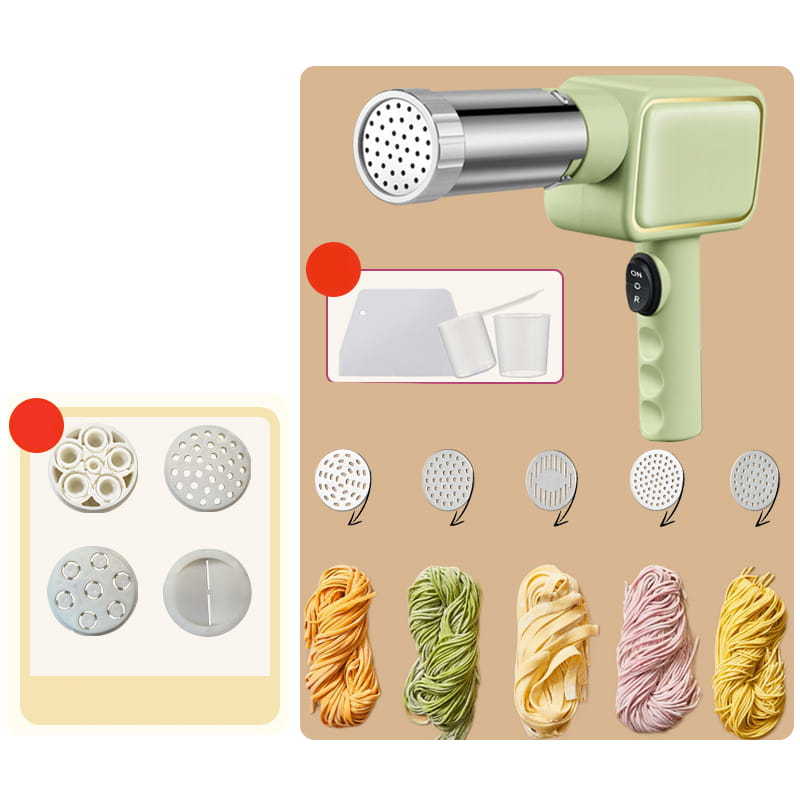 BowLift | Multi-functional handheld electric pasta maker