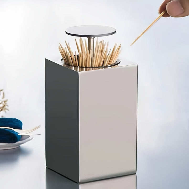Stainless Steel Toothpick Holder – Hygienic and Easy Access to Toothpicks | Bowlift