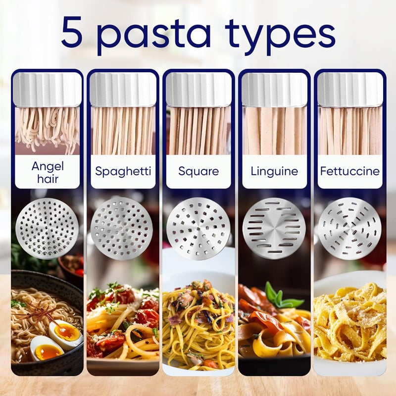 BowLift | 5-in-1 Cordless Pasta Machine