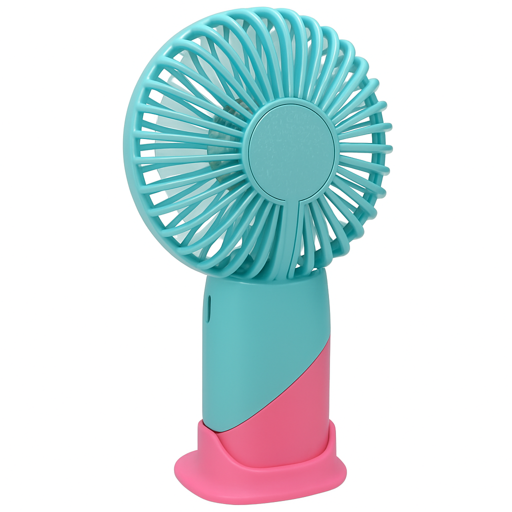 ColorTwist™ Mini Fan – 3-Speed Rechargeable Handheld Fan | Bowlift