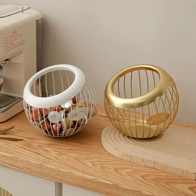 BowLift | Elegant Metal Snack Storage Basket