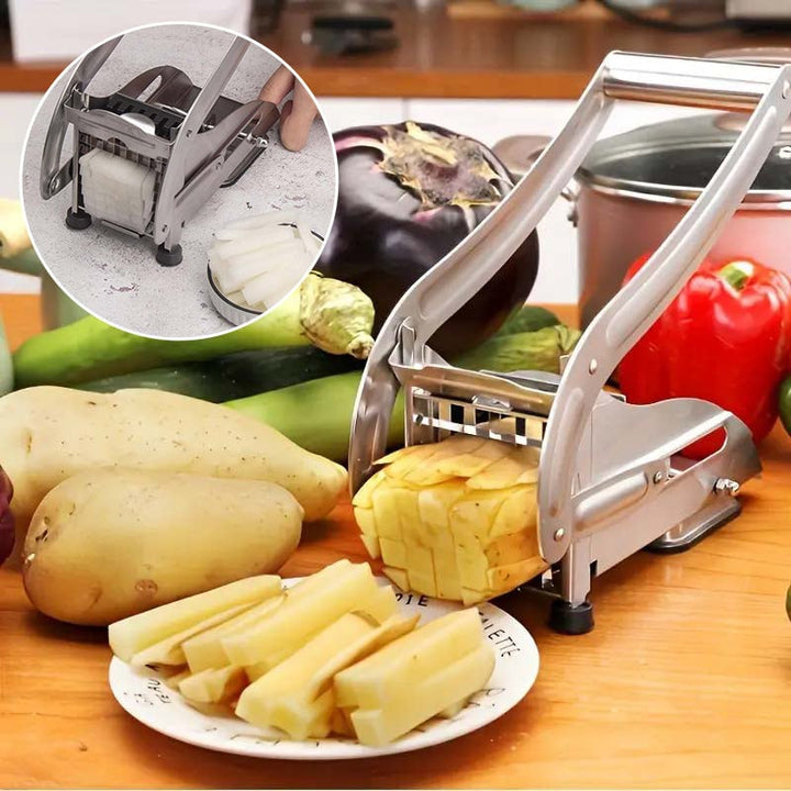 BowLift | Wooden Handle Potato Chips Slicer