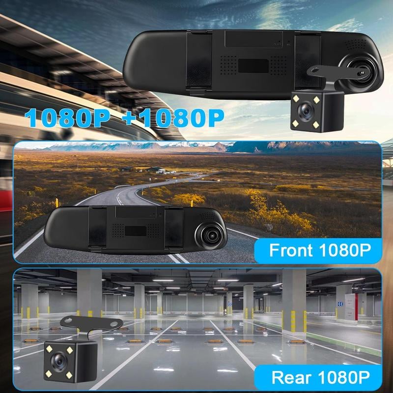 BowLift | Front and Rear Dual Recording HD Night Vision Dash Cam