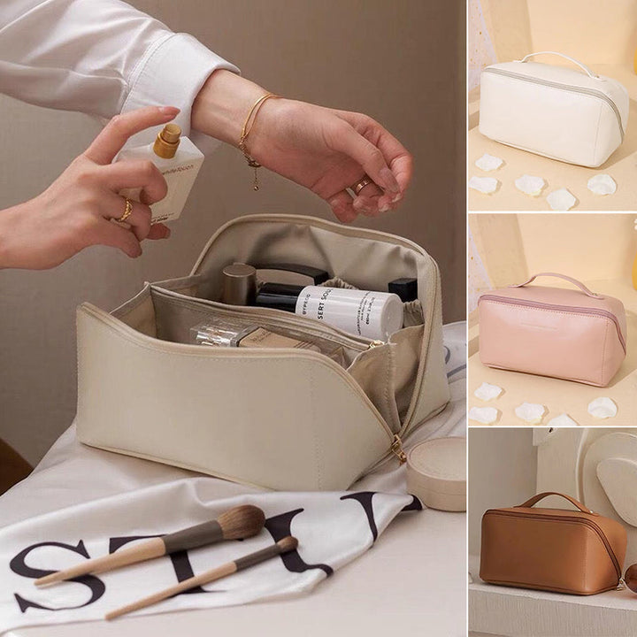 BowLift | Portable Travel Cosmetic Bag Made of Leather