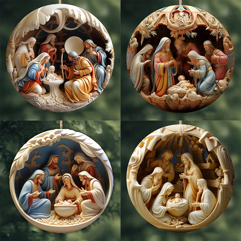 BowLift | Nativity Christmas ornament