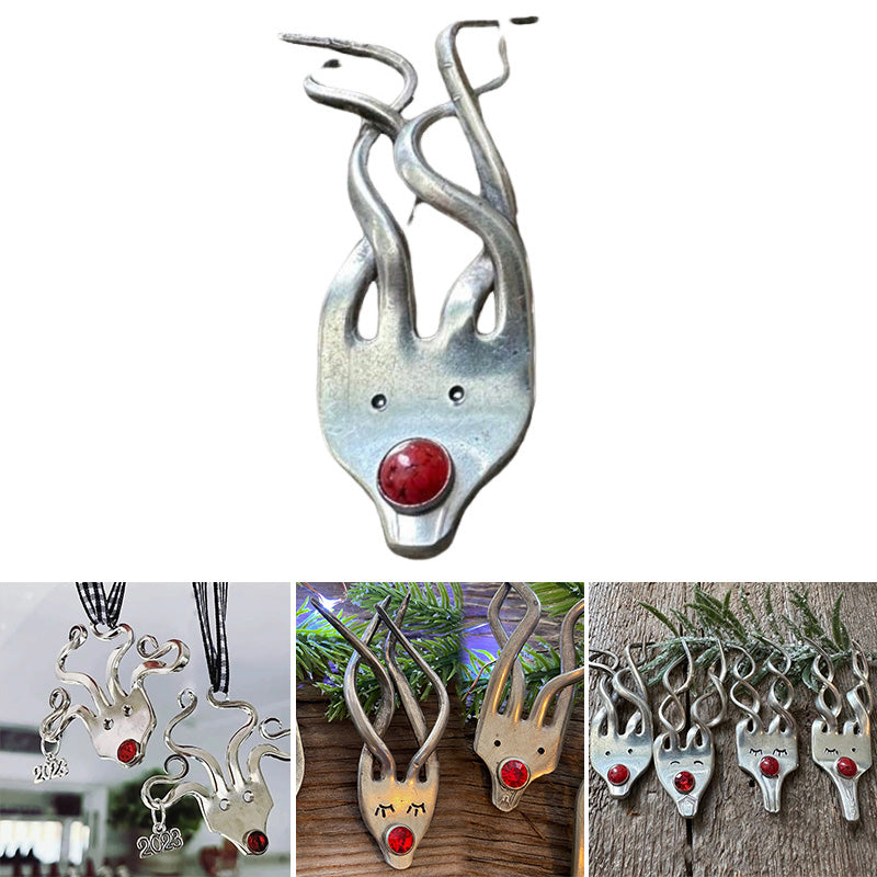 BowLift | Funny Fork Reindeer Ornament