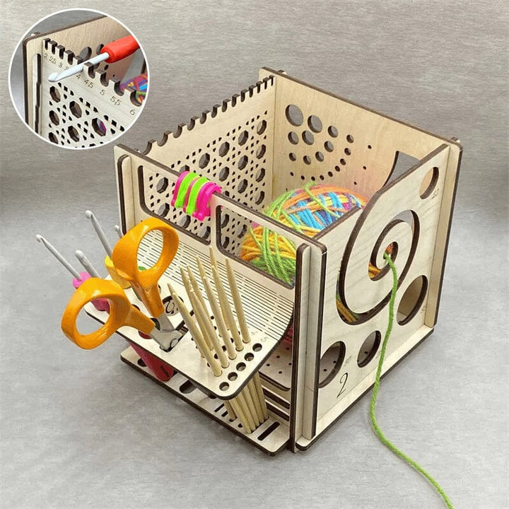 Wood bowl All-in-One – Multifunctional knitting tool | Bowlift