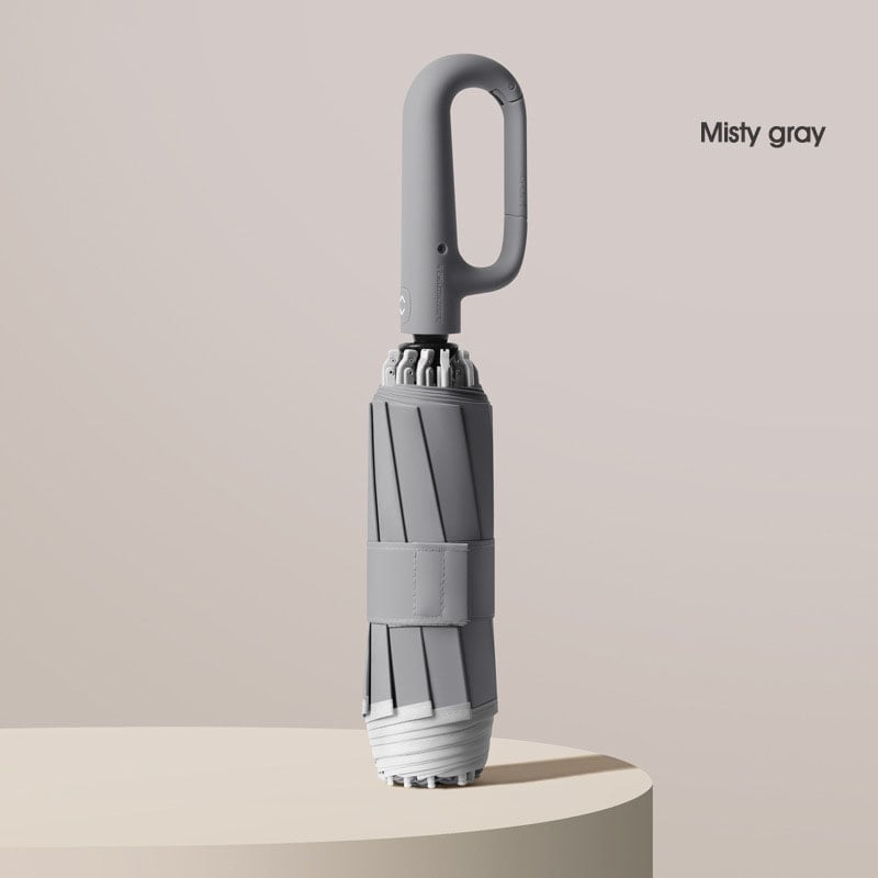 BowLift | Ring buckle umbrella, Reflective Safety Strip, Sturdy Windproof, Travel Portable