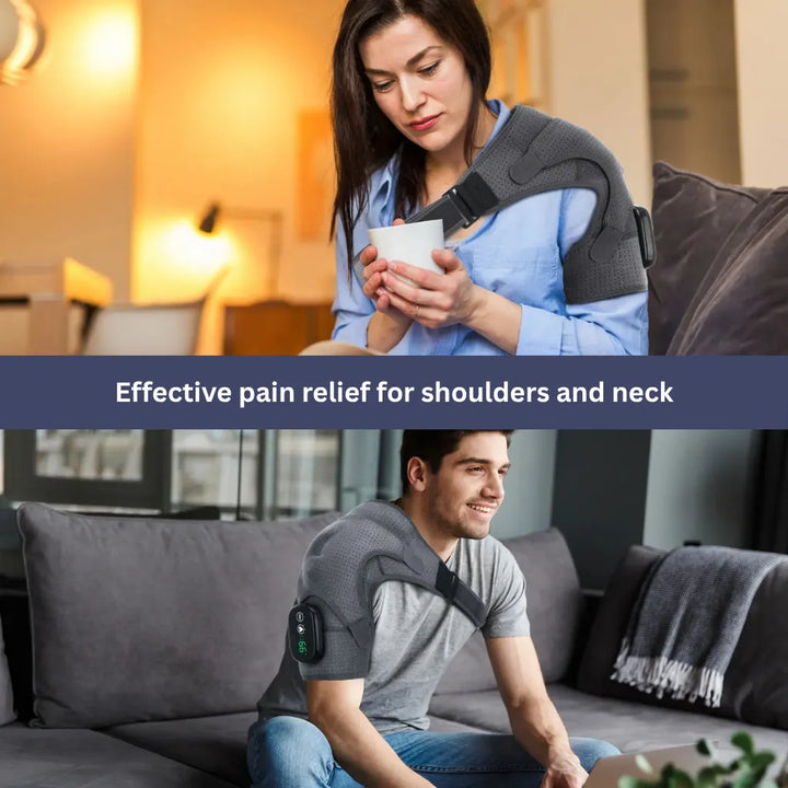 BowLift | Shoulder Massage Device | Heat Therapy, Adjustable Intensity & Ideal for Muscle Relaxation