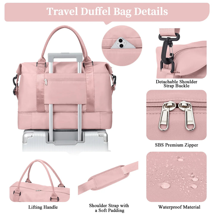 BowLift | Travel Duffel Bag with Shoes Compartment