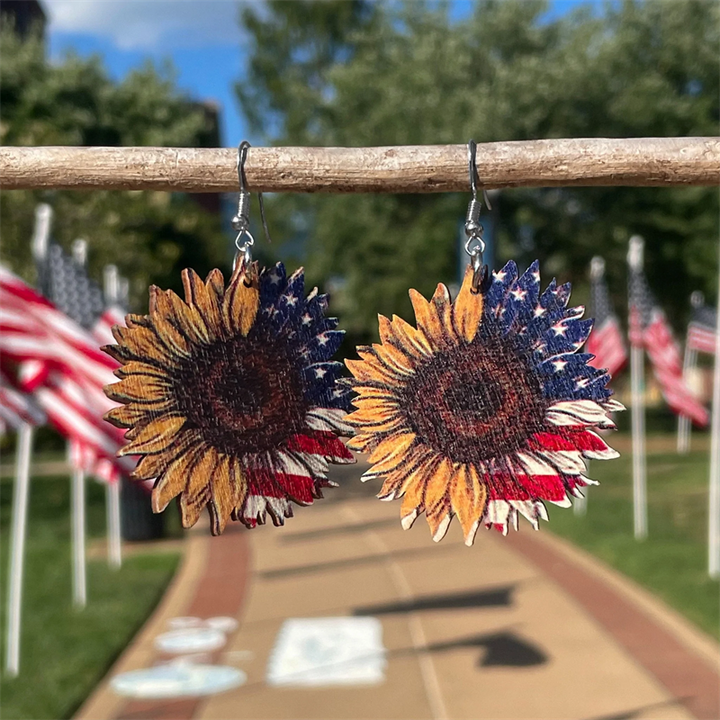 BowLift | Sunflower Flag Earrings