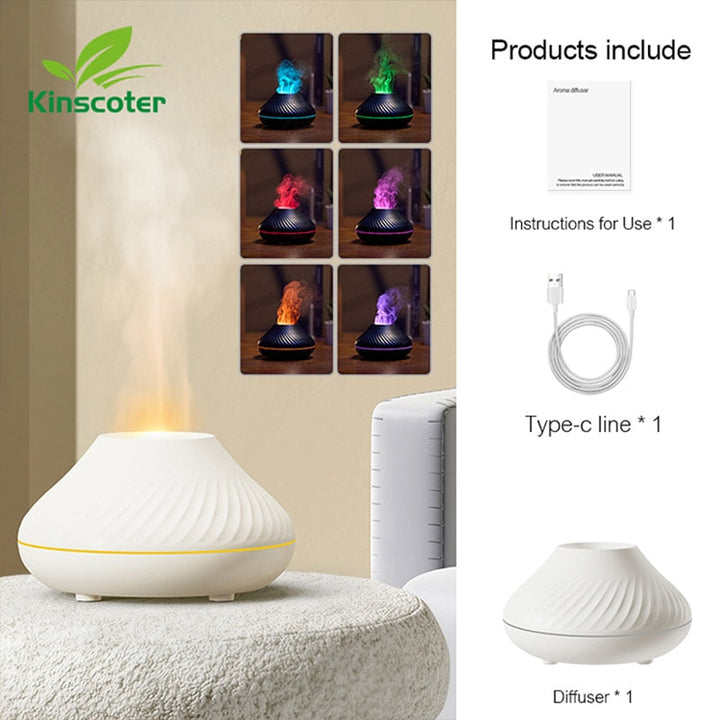BowLift | Luminous Volcano USB Humidifier Lamp