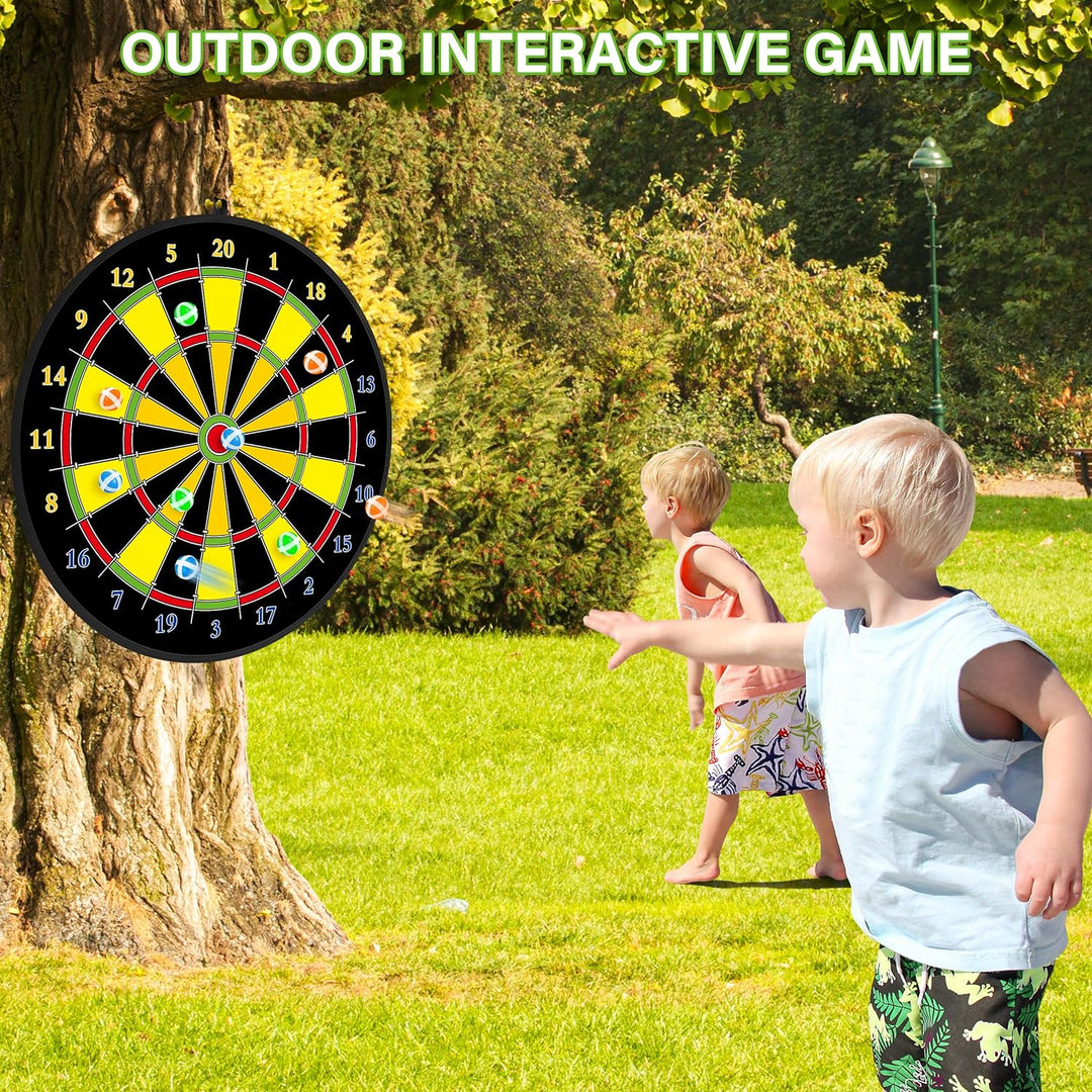 BowLift | Large Double-Sided Dartboard for Kids – Play, Learn and Relax