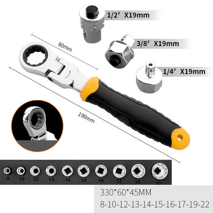 BowLift | Flex-Head Angle Impact Wrench, for Repair, DIY & More
