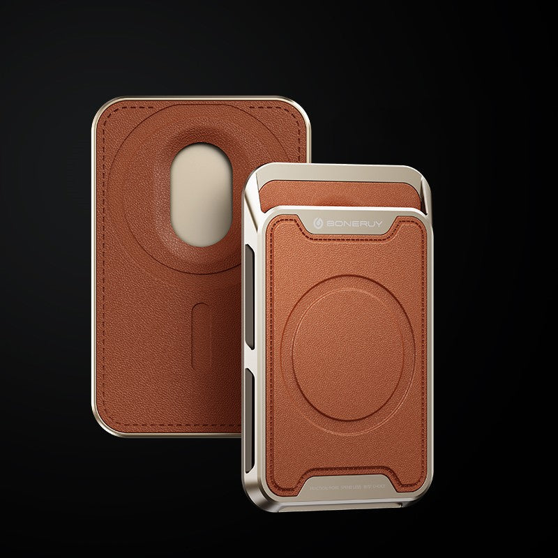 BowLift | Magnetic Leather Slim Card Holder