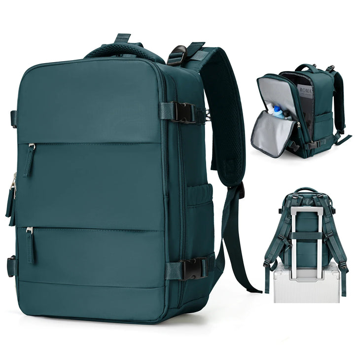 BowLift | Travel Backpack Travomate | Waterproof & Versatile | 15.6" Laptop Compartment | Large Capacity with Wet-Dry Separation
