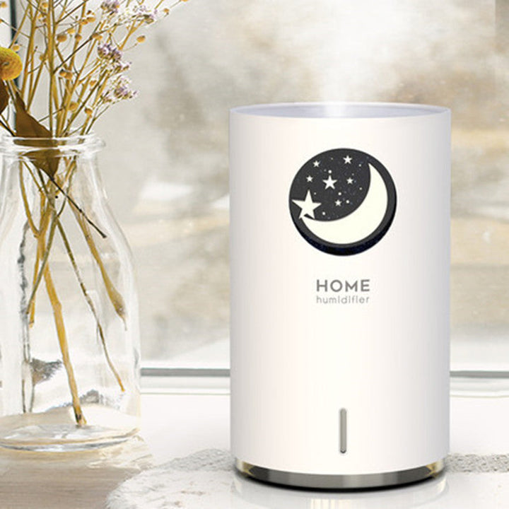 BowLift | Portable Humidifier with Adjustable Mist Mode, Large Capacity Water Tank, 7-Color LED Light and Auto Shut-off Design, for Bedroom, Home, Office