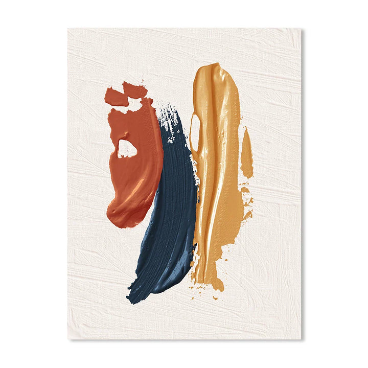 Modern Abstract Bold Brush Stroke Color Fusion Wall Art Fine Art Canvas Prints Colorful Pictures For Living Room | Bowlift
