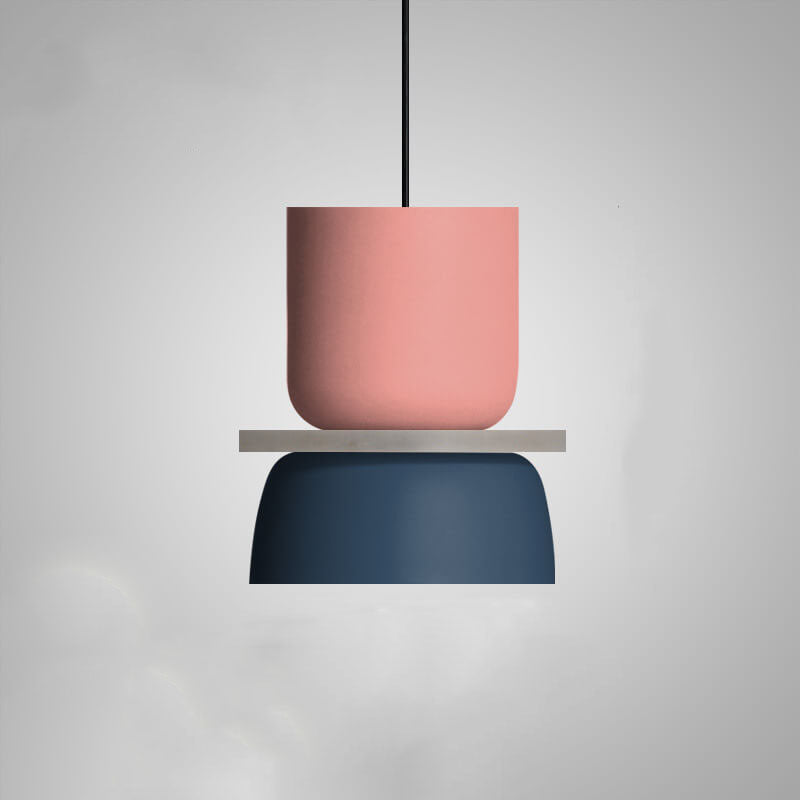 BowLift | Nordic Colorful Macaron 1-Light LED Pendant Light