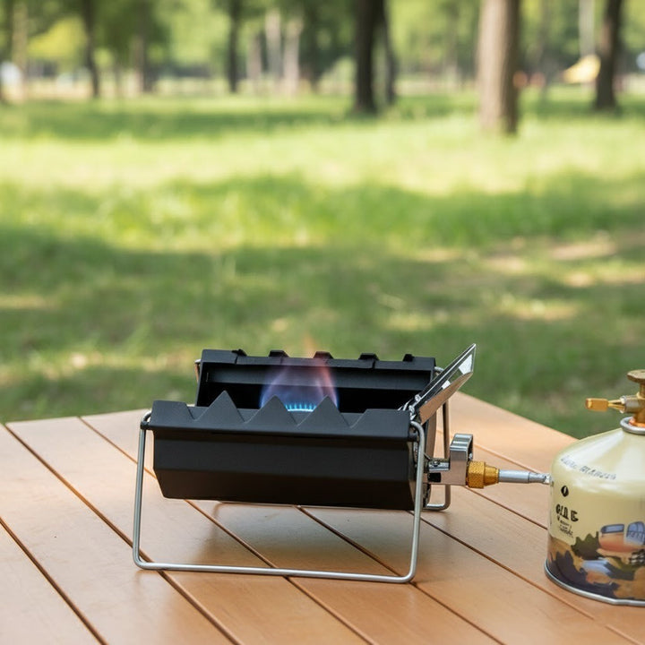 Quick-Fold Camping Gas Stove | Bowlift