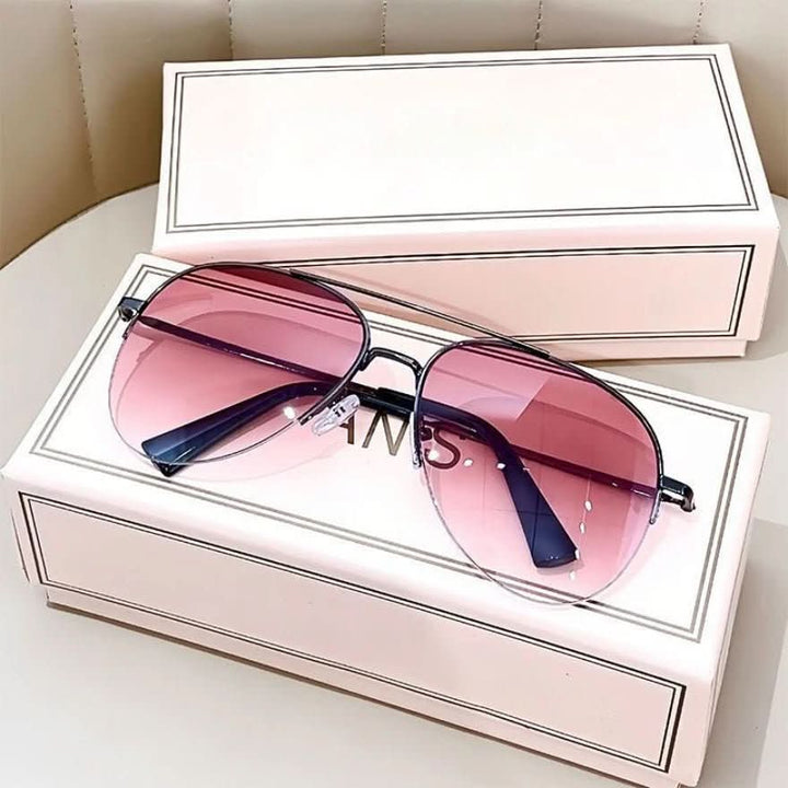 BowLift | Pilot sunglasses with color gradient and UV400 protection for men