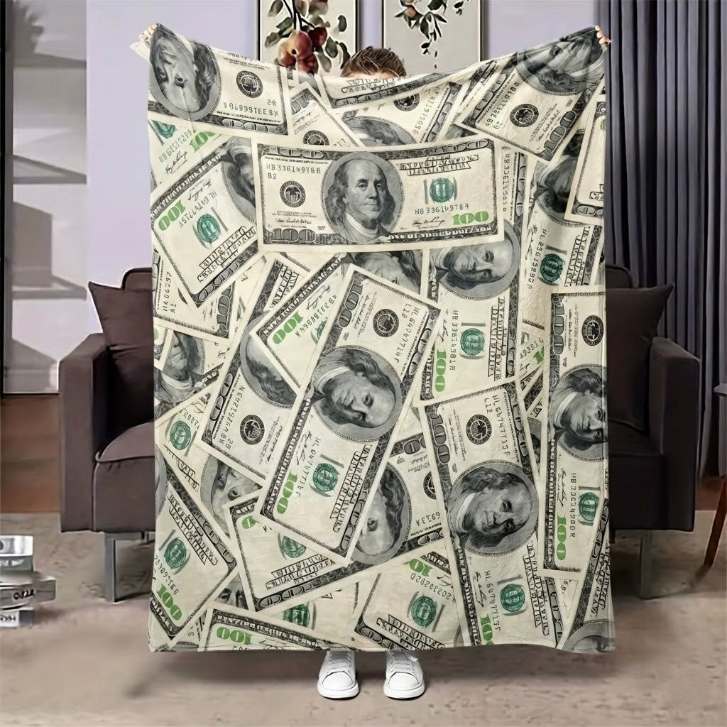 Funny Money Money Soft Sofa Bowliftanket | Bowlift