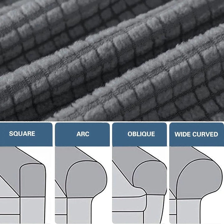 BowLift | 2-piece waterproof armrest covers with jacquard design
