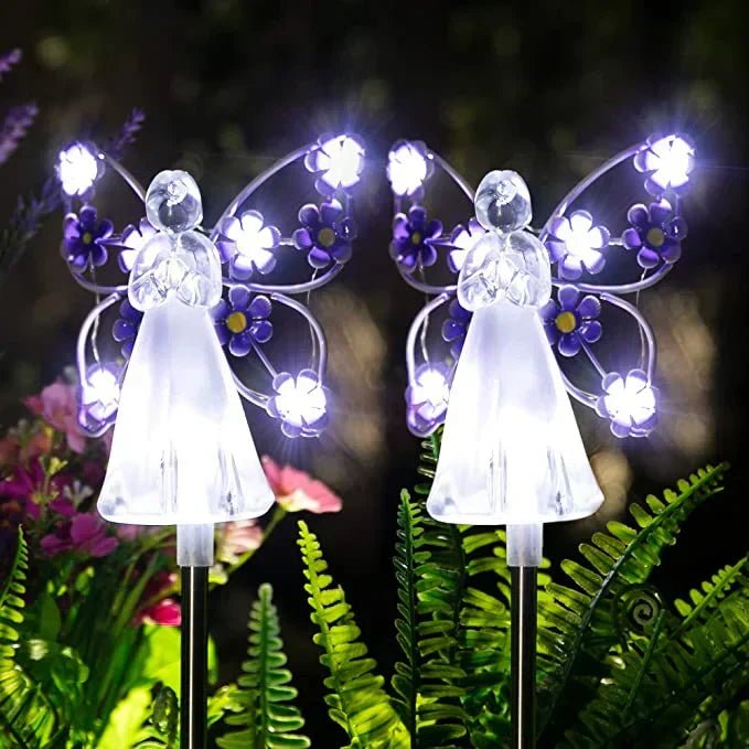 BowLift | Solar LED Angel Garden Light for peaceful outdoor decoration