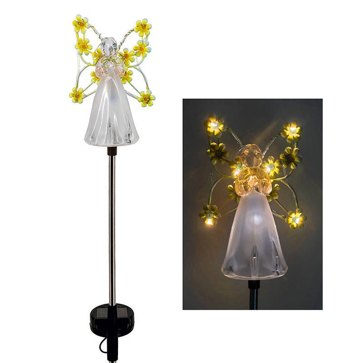 BowLift | Solar LED Angel Garden Light for peaceful outdoor decoration
