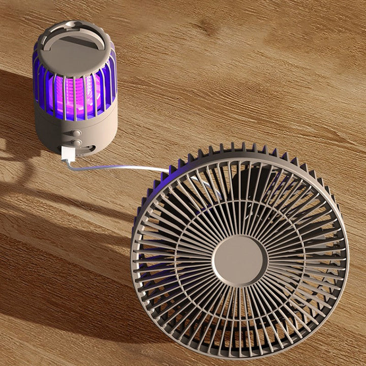 Outdoor 4-In-1 Mosquito Repellent Power Bank Night Light Fan | Bowlift