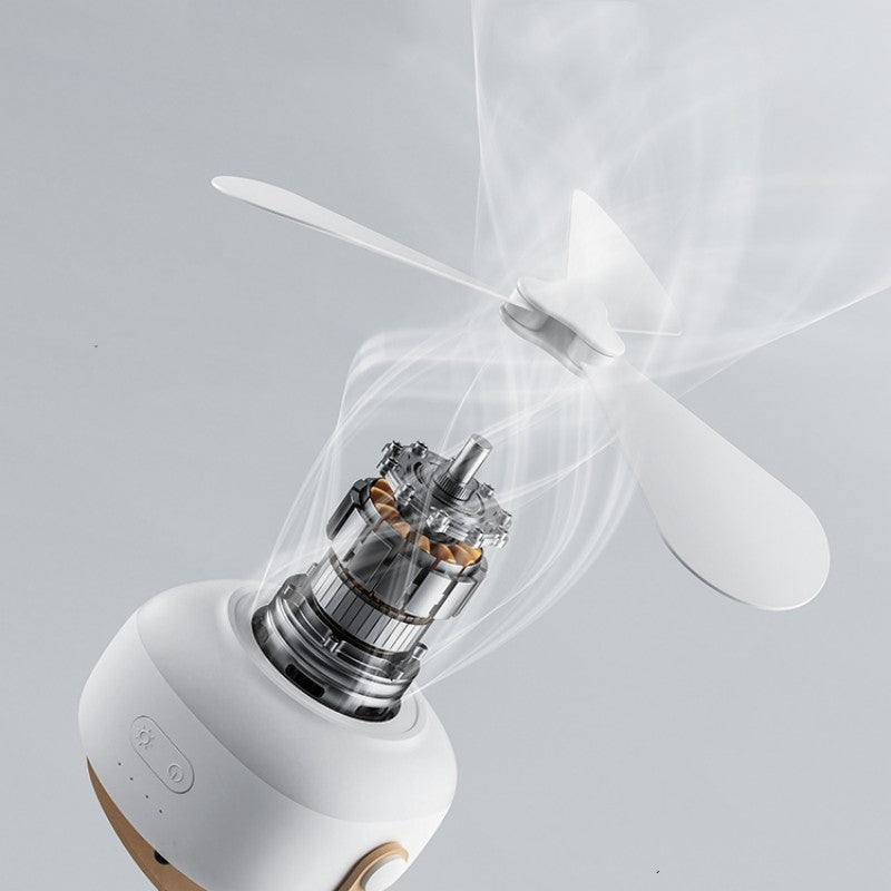 Multifunctional Portable Silent Electric Fan Light | Bowlift