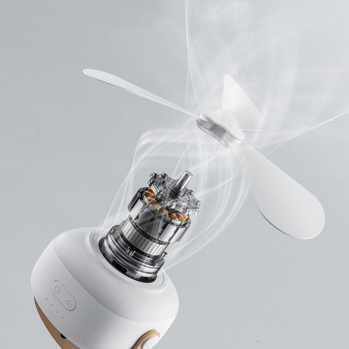 Multifunctional Portable Silent Electric Fan Light | Bowlift