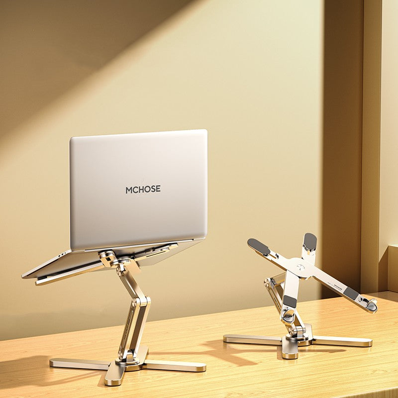 BowLift | 360¬∞ Rotating Cooling Foldable Laptop Stand