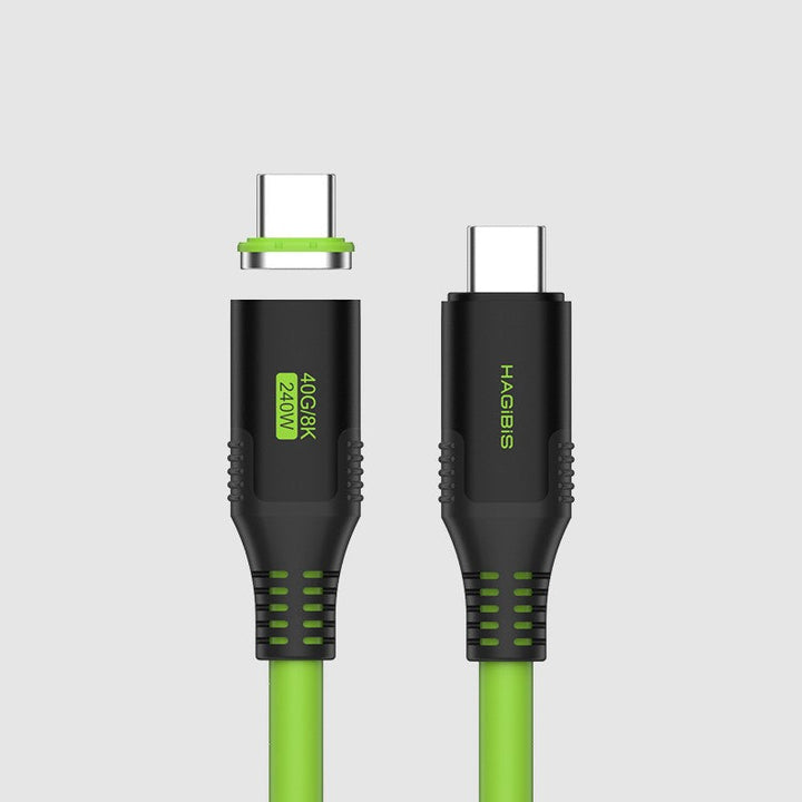 BowLift | USB4 Magnetic Adsorption Full-Featured Data Cable