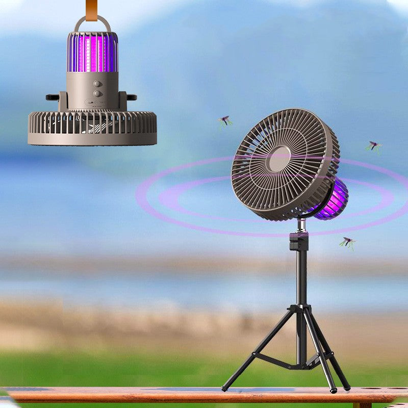 Outdoor 4-In-1 Mosquito Repellent Power Bank Night Light Fan | Bowlift