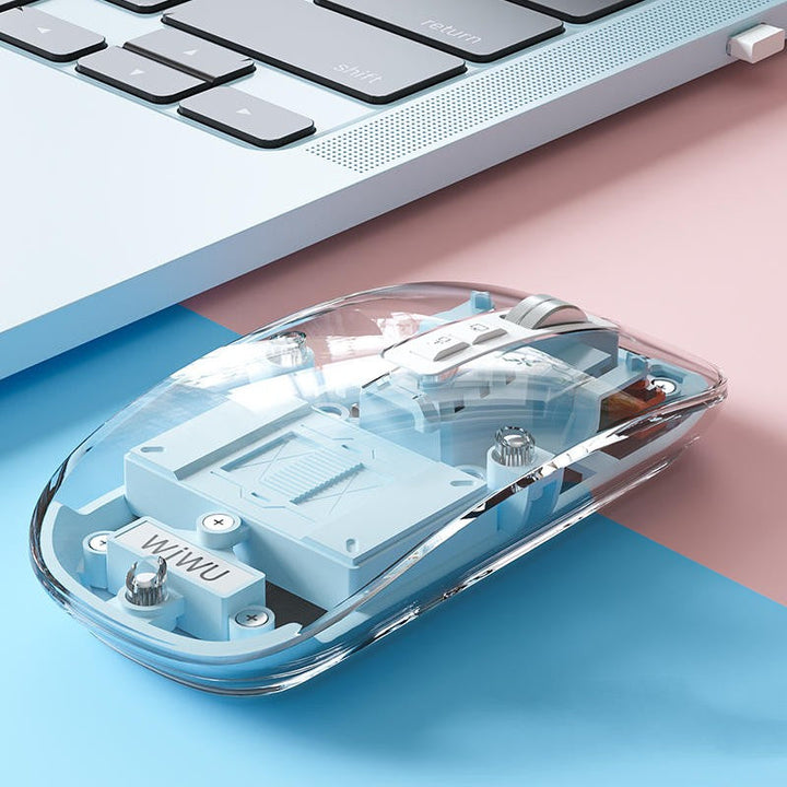 BowLift | Transparent Wireless Silent Bluetooth Mouse