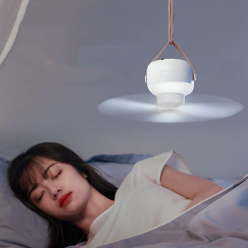 Multifunctional Portable Silent Electric Fan Light | Bowlift