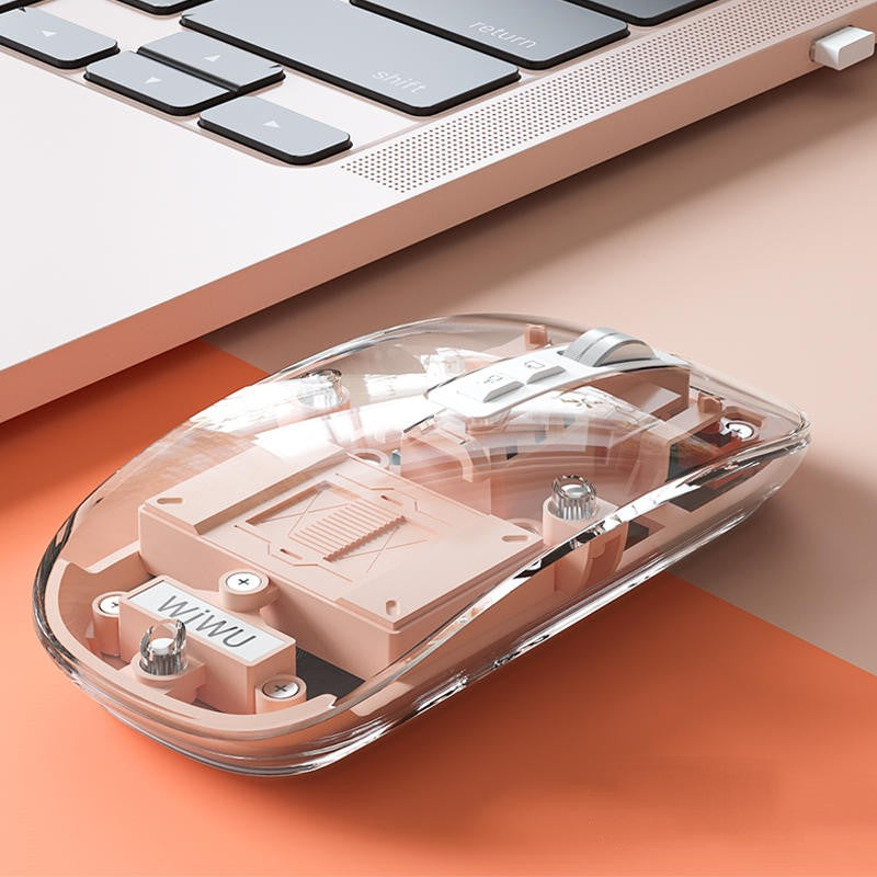 BowLift | Transparent Wireless Silent Bluetooth Mouse