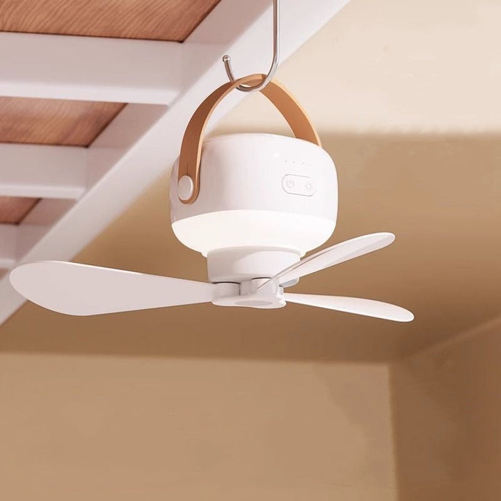 Multifunctional Portable Silent Electric Fan Light | Bowlift
