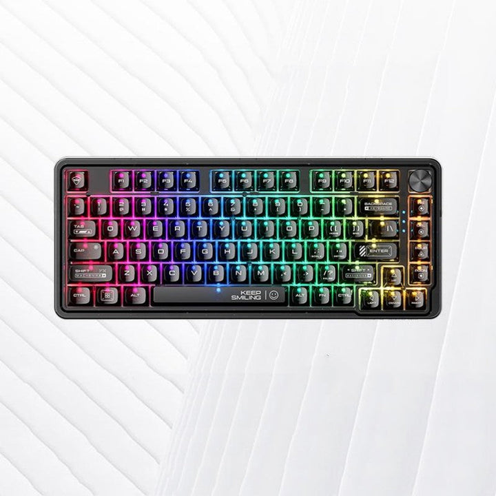 BowLift | Wired Transparent Keycap Casket Mechanical Keyboard