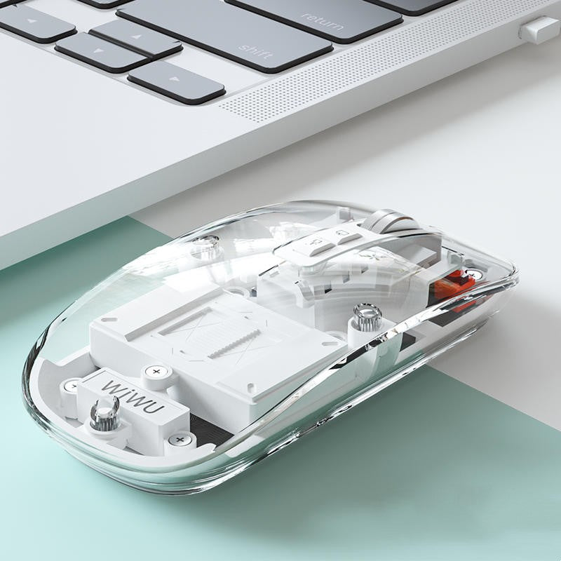 BowLift | Transparent Wireless Silent Bluetooth Mouse