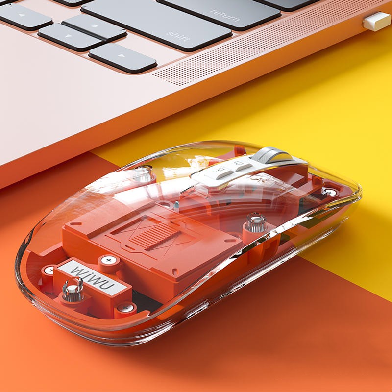 BowLift | Transparent Wireless Silent Bluetooth Mouse