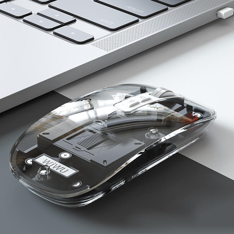 BowLift | Transparent Wireless Silent Bluetooth Mouse