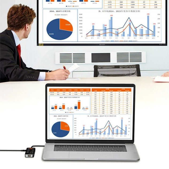 BowLift | Eight-In-One Multi-Interface Transparent Expansion Dock